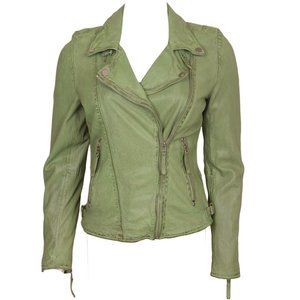 CLASSIC WOMEN’S MOTORCYCLE LEATHER BIKER JACKET